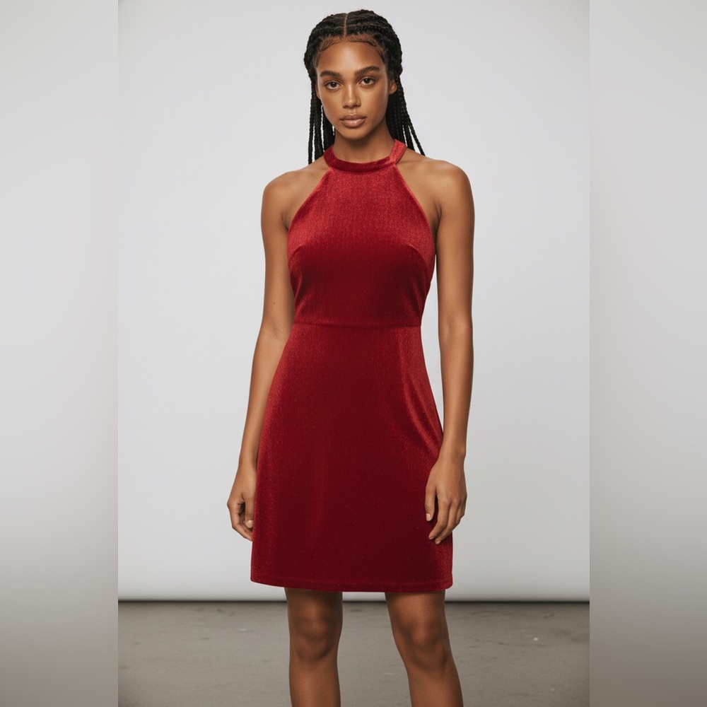 Burgundy Dress - Picture 1 of 5